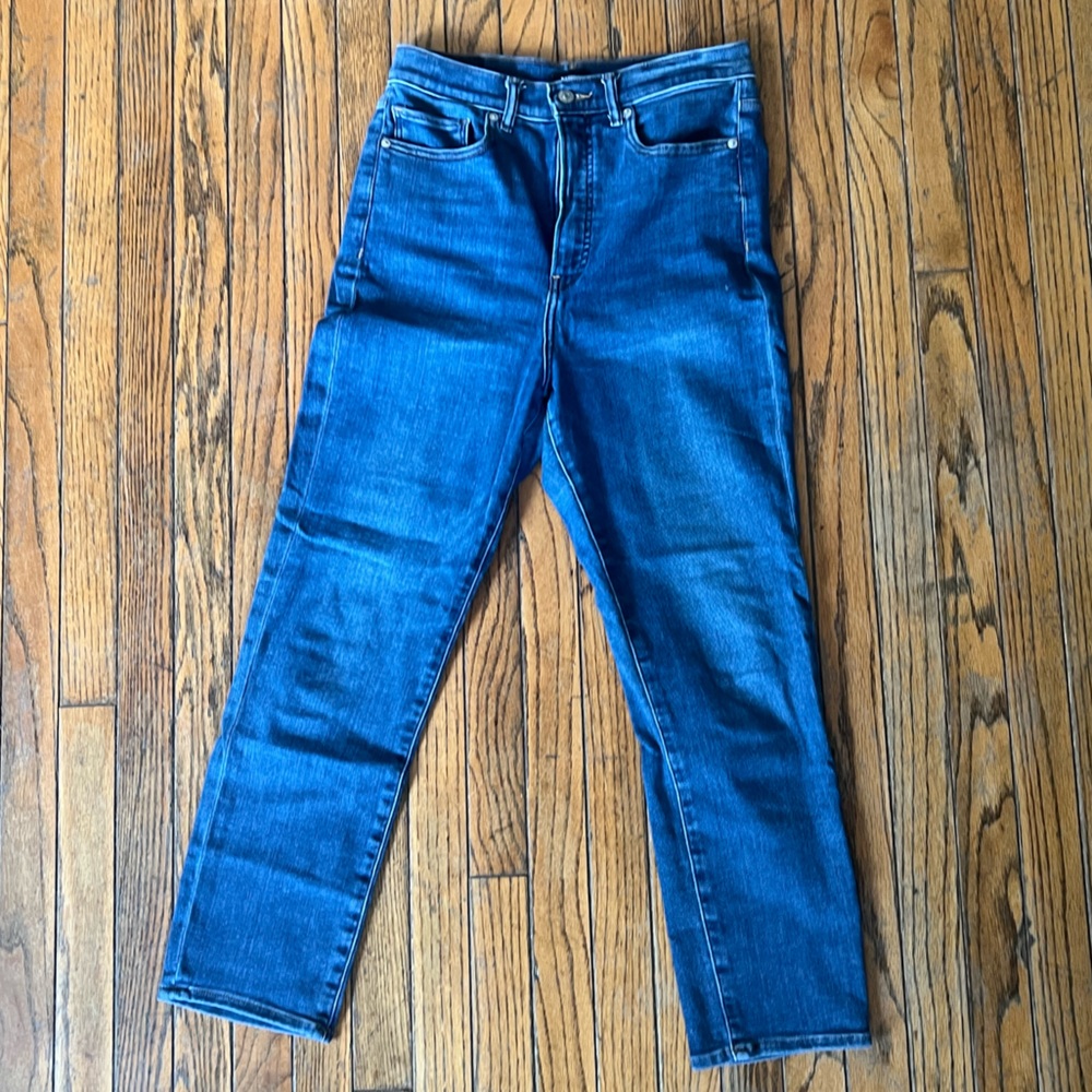 Express Super High Rise Jeans Slim Ankle